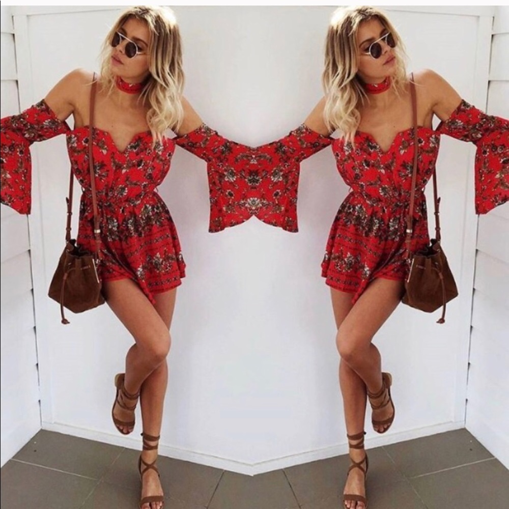 THORN PLAYSUIT ROMPER - Picture 2 of 7